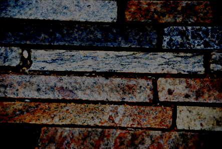 Destressed brick stack