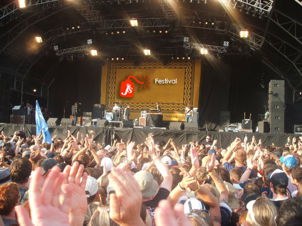 TJS main stage at Lollapalooza